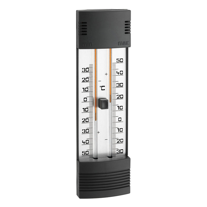 TFA Analogue Min Max Thermometer Black