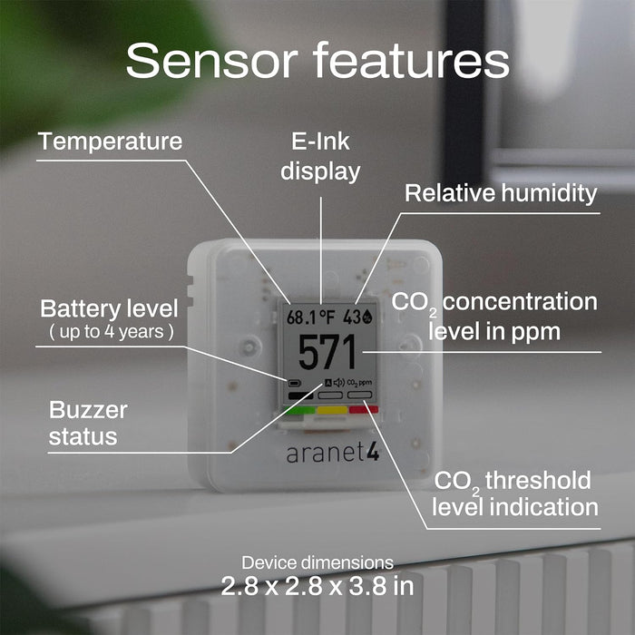 Aranet4 HOME CO2 Sensor