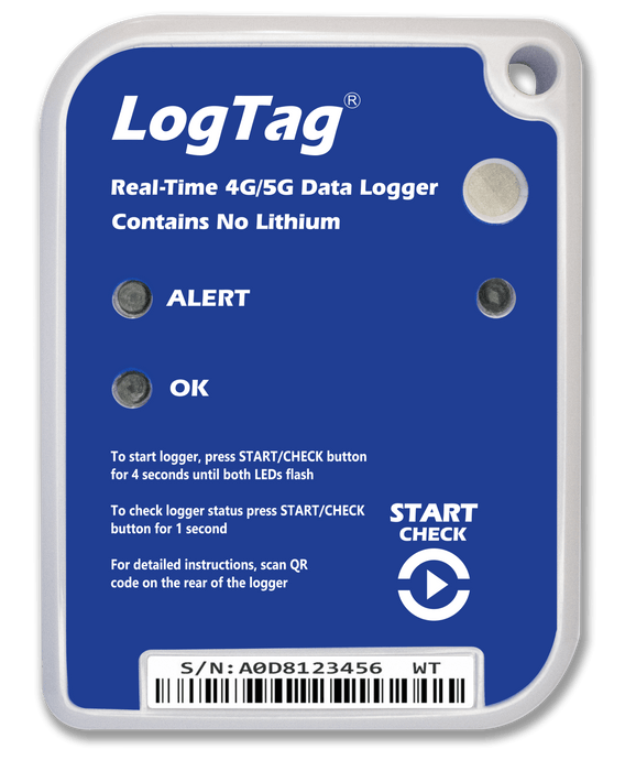 LogTag LT5GEO Logger with GPS, Temperature, Humidity, Shock, and Light Sensors