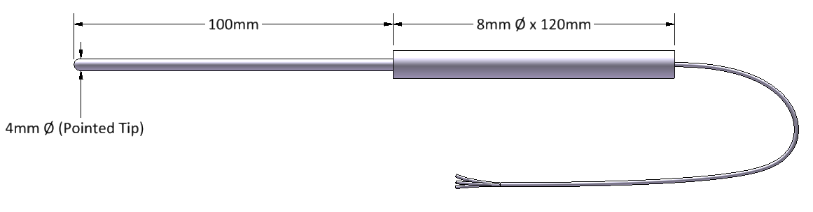 Temperature Probe K-Type Thermocouple for Oven Cooking