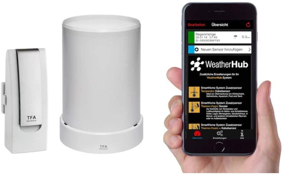 TFA WeatherHub Rain Gauge - The Temperature Shop