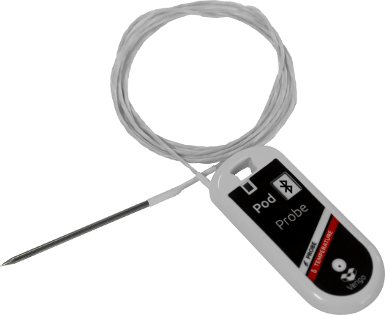 Verigo Pod PE1 Bluetooth Temperature Data Logger With Probe - The Temperature Shop