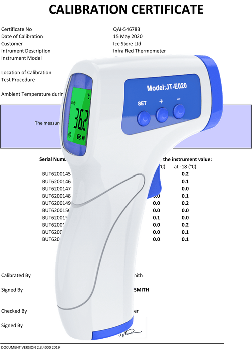 Infrared Non Contact Forehead Thermometer - The Temperature Shop