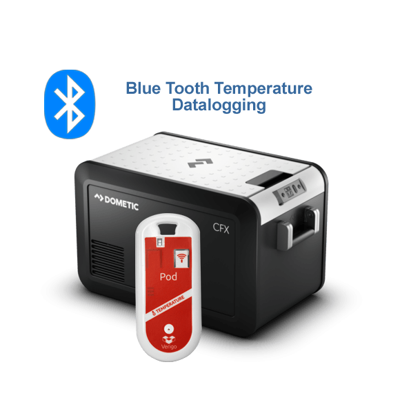 Dometic CFX3-25LOG Powered Chill Box with Verigo Bluetooth Datalogger - The Temperature Shop
