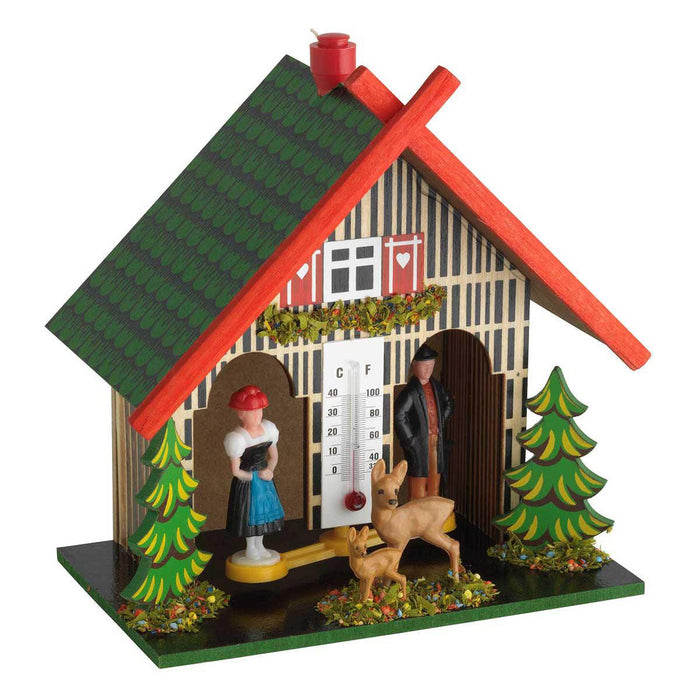 German Weather House with man and woman