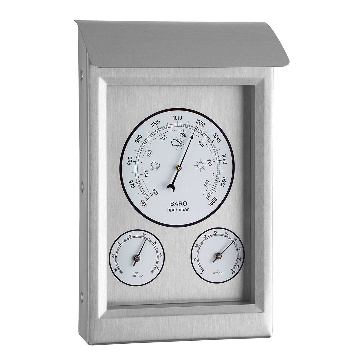 Stainless Steel Analogue Outdoor Weather Station