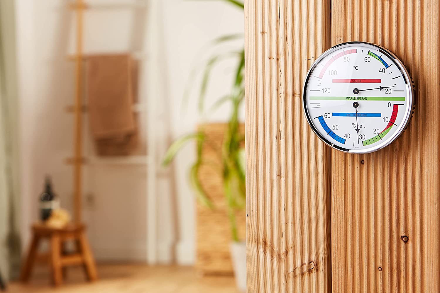 TFA Analogue Dial Sauna Thermo-hygrometer