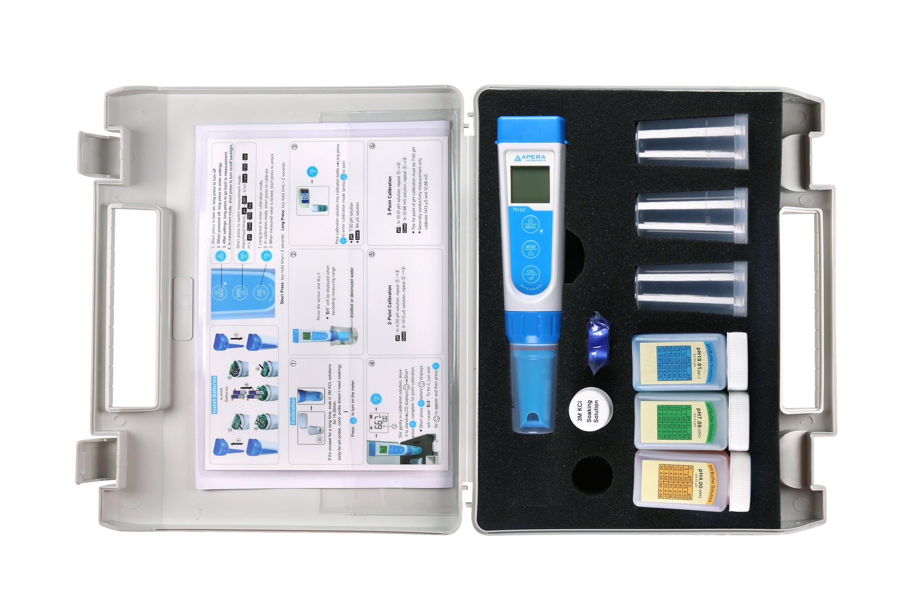 Apera PH60 Premium Pocket pH Tester Kit - The Temperature Shop