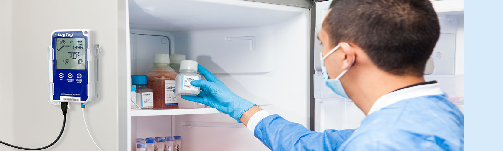 LogTag UTRED-16 WiFi Vaccine Fridge Real-Time Temperature Monitoring