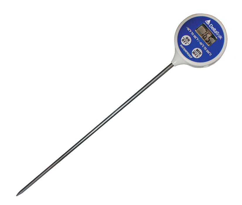 DeltaTrak FlashCheck Waterproof 200mm Lollipop Thermometer