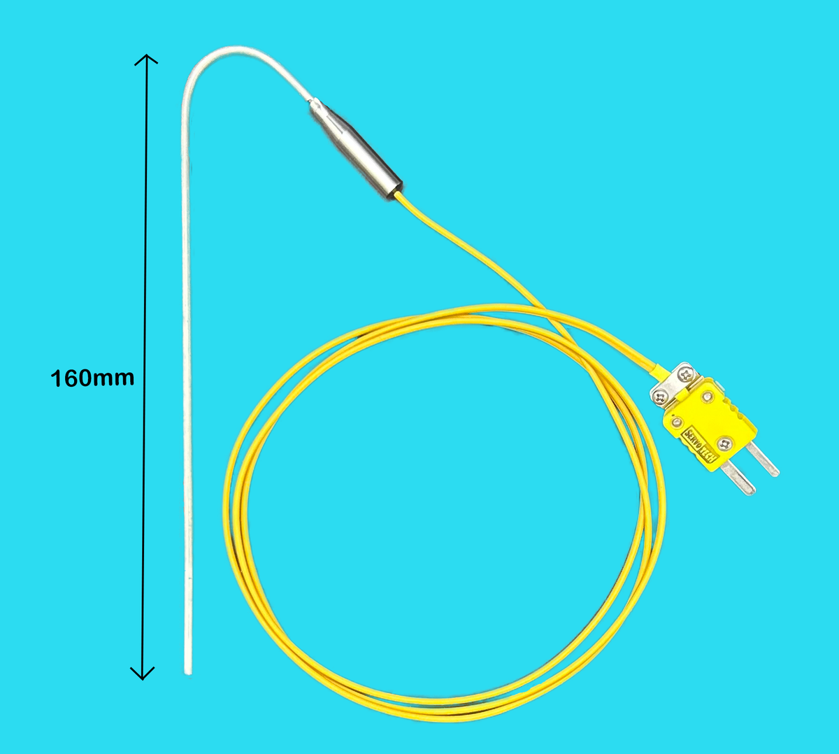 Temperature Probe K-Type Thermocouple Hook Style for Boiling Liquids ...