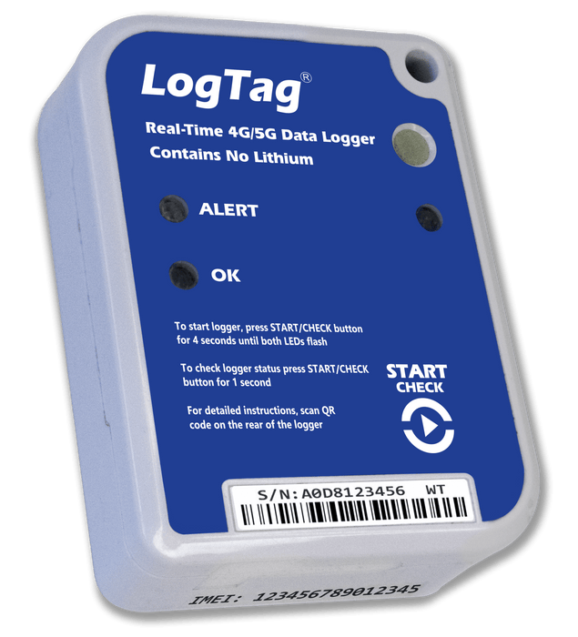 LogTag LT5GEO Logger with GPS, Temperature, Humidity, Shock, and Light Sensors