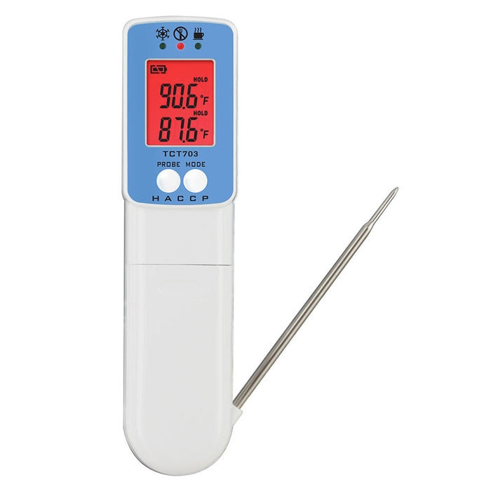 Digital Infrared Thermometer with Thermocouple Probe HACCP — The ...