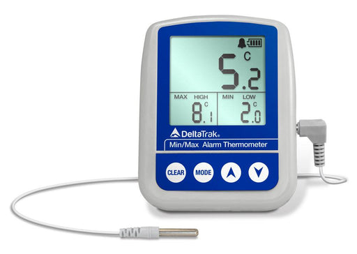 DeltaTrak FlashCheck® Min-Max Alarm Digital Thermometer - The Temperature Shop