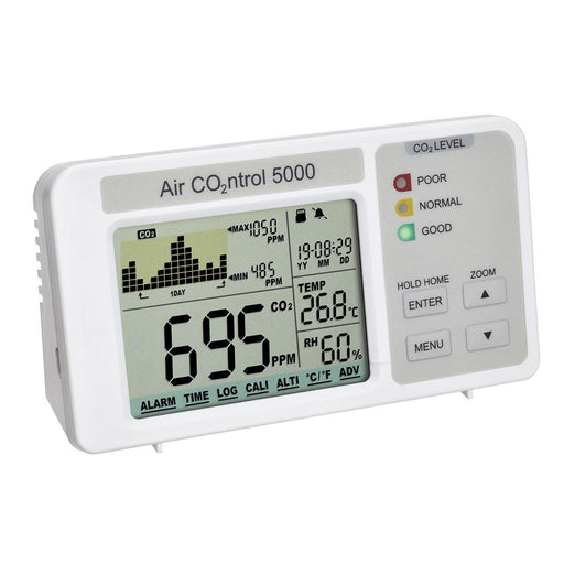 TFA CO2 Analyser with Data Logger AIRCO2NTROL 5000 - The Temperature Shop