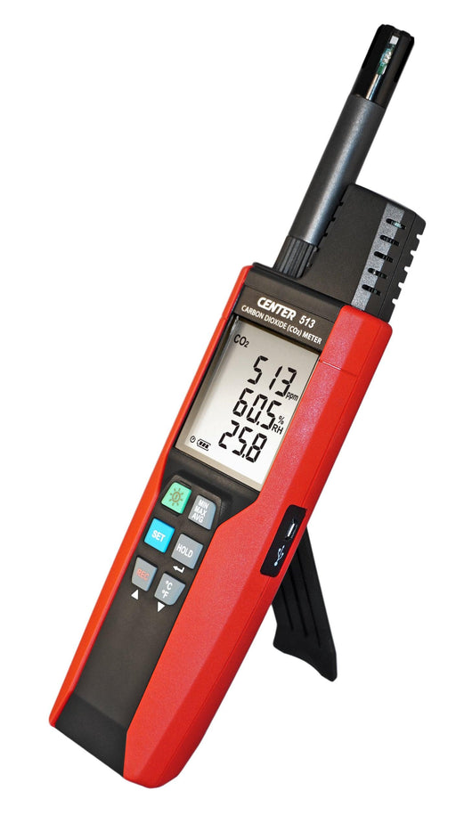 Center 513 CO2 Meter with Datalogging - The Temperature Shop