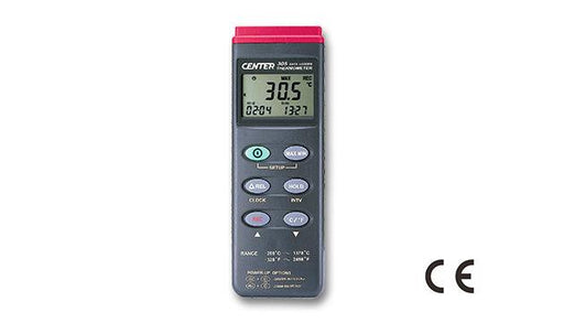 Center 305 Single Input T/C Thermometer with Logging - The Temperature Shop