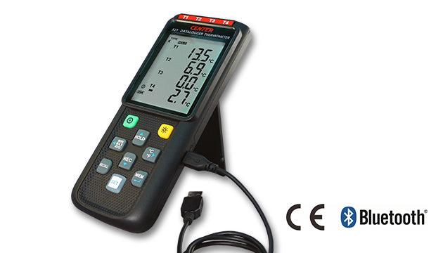 Center 521 4-channel T/C Thermometer, Logging and BLE - The Temperature Shop